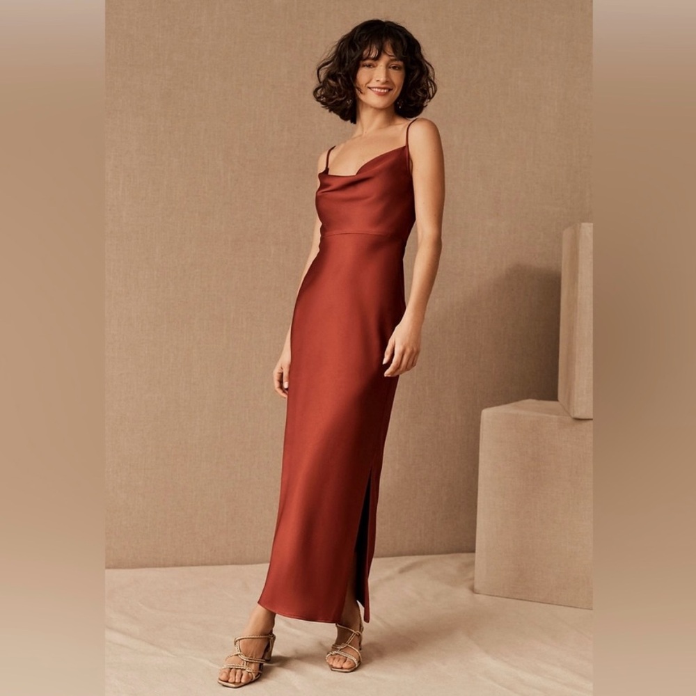 BHLDN Cali Satin Dress